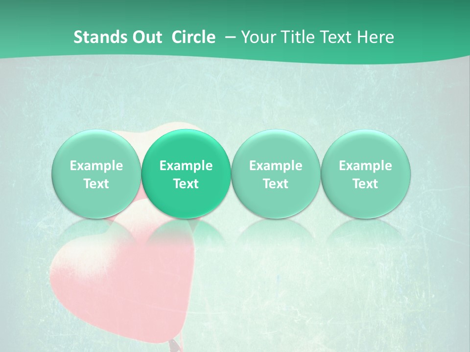 Blue Peace Helium PowerPoint Template
