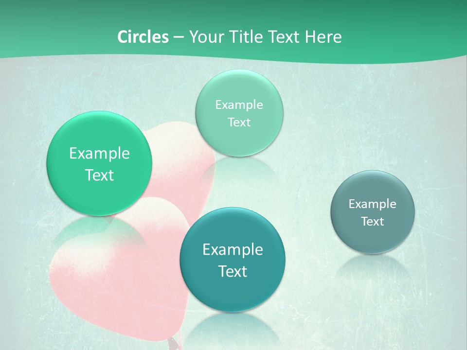 Blue Peace Helium PowerPoint Template
