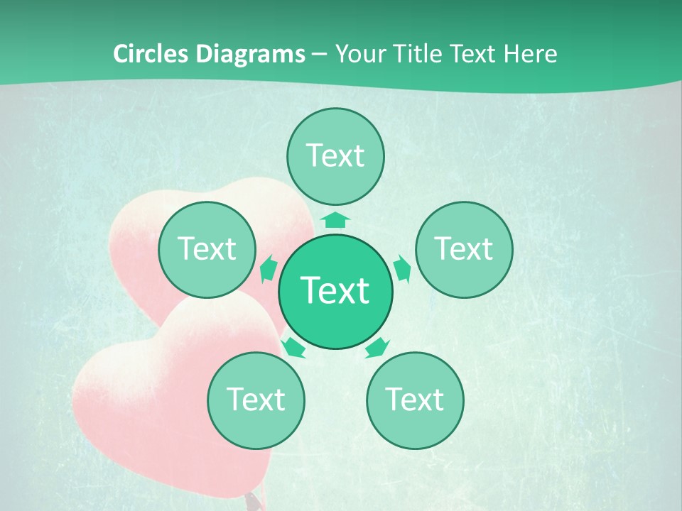 Blue Peace Helium PowerPoint Template