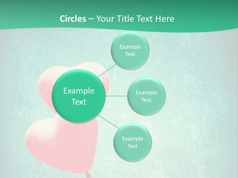 Blue Peace Helium PowerPoint Template