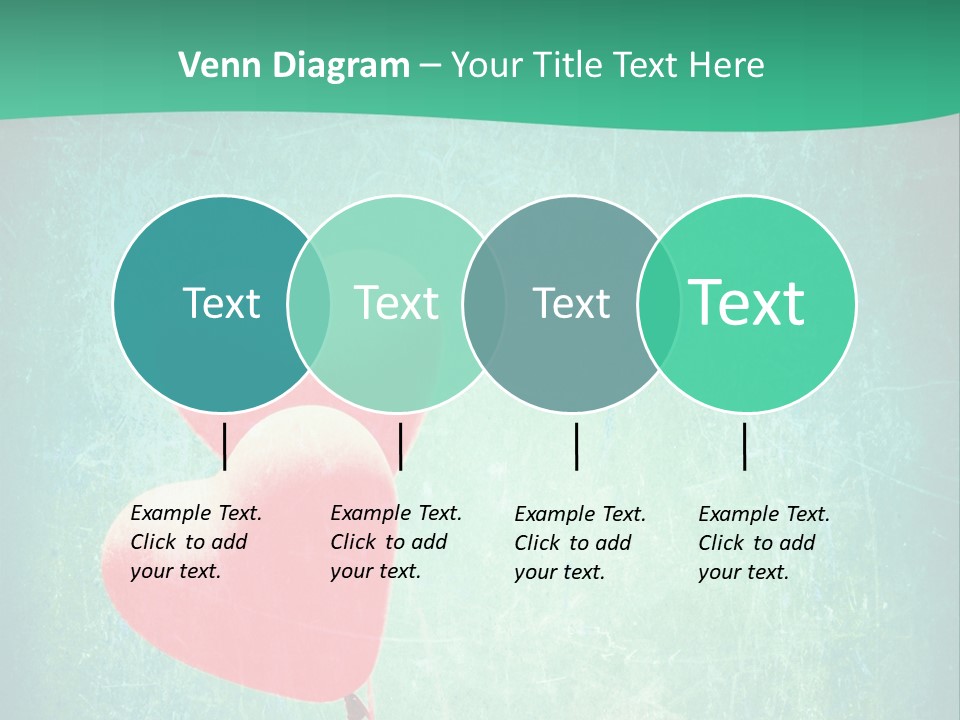 Blue Peace Helium PowerPoint Template