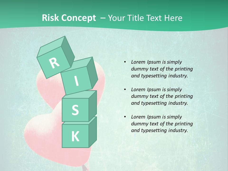 Blue Peace Helium PowerPoint Template