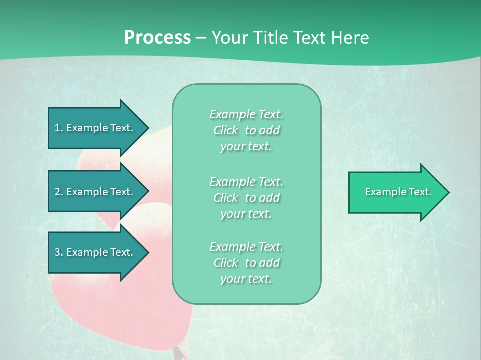Blue Peace Helium PowerPoint Template