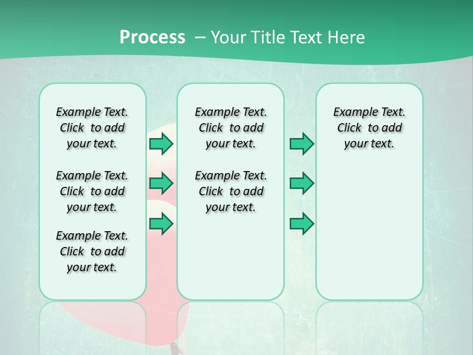 Blue Peace Helium PowerPoint Template