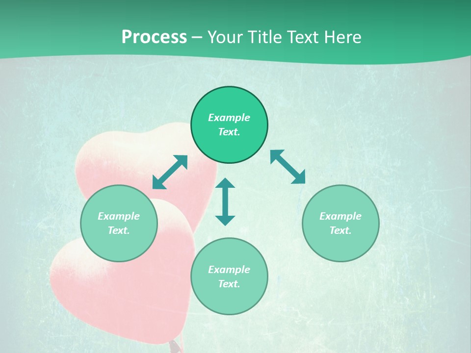 Blue Peace Helium PowerPoint Template