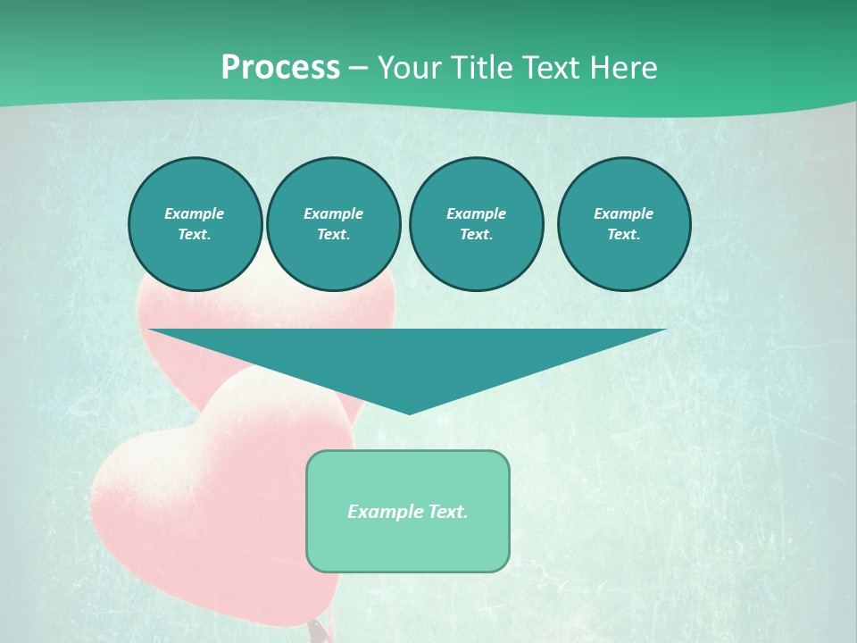 Blue Peace Helium PowerPoint Template