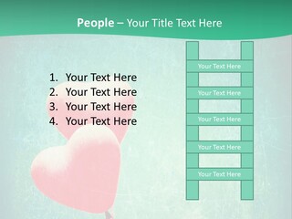 Blue Peace Helium PowerPoint Template