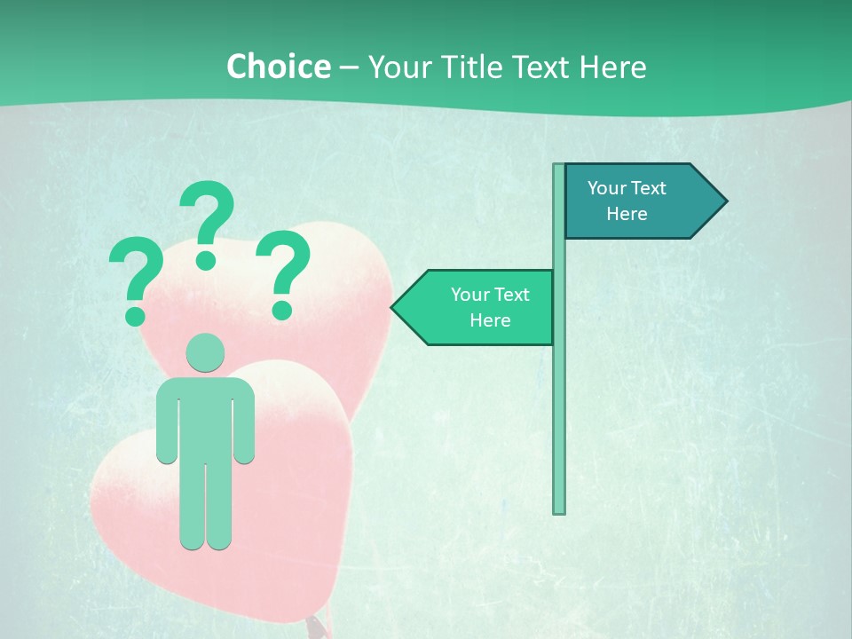 Blue Peace Helium PowerPoint Template