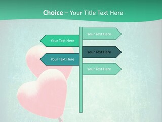 Blue Peace Helium PowerPoint Template