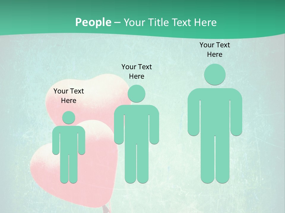 Blue Peace Helium PowerPoint Template