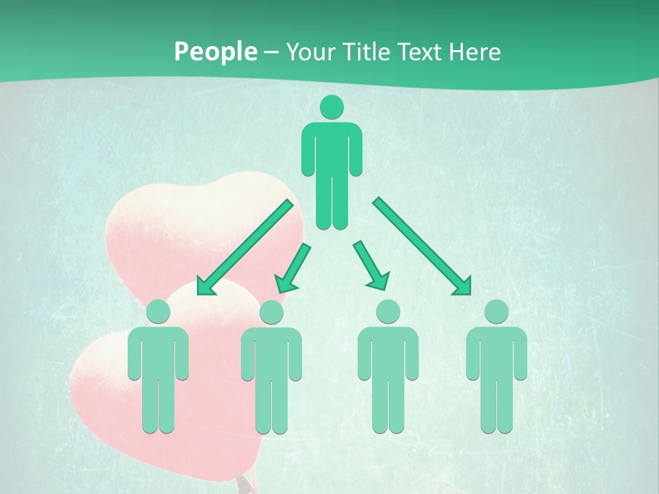 Blue Peace Helium PowerPoint Template