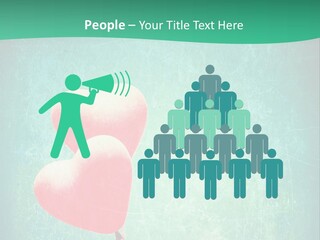 Blue Peace Helium PowerPoint Template