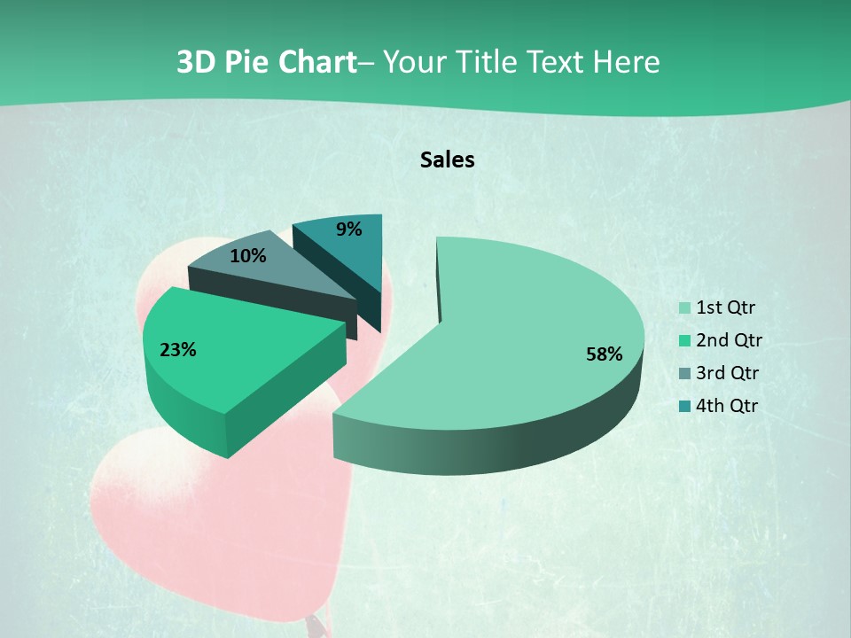Blue Peace Helium PowerPoint Template