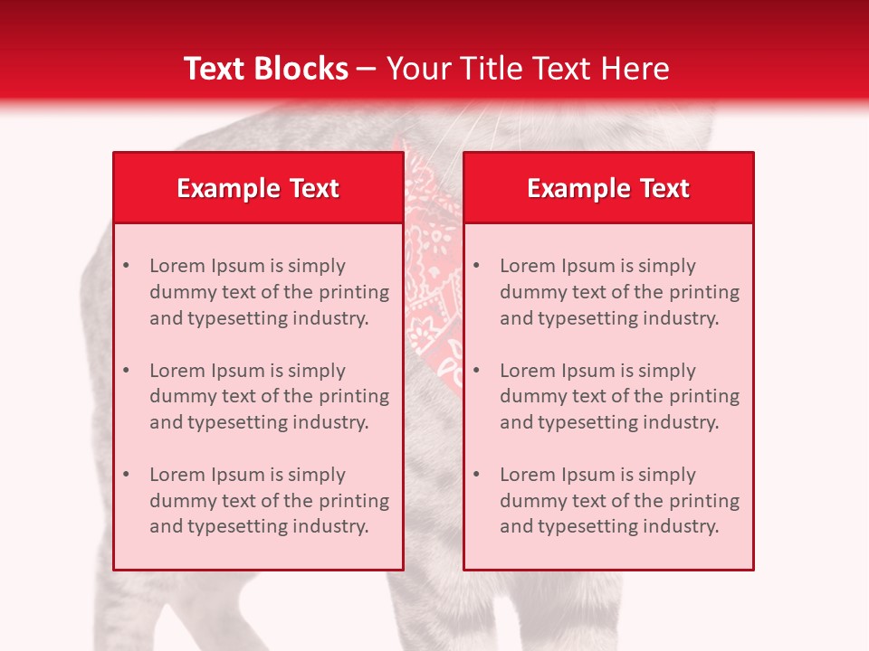 Curious White Bandana PowerPoint Template
