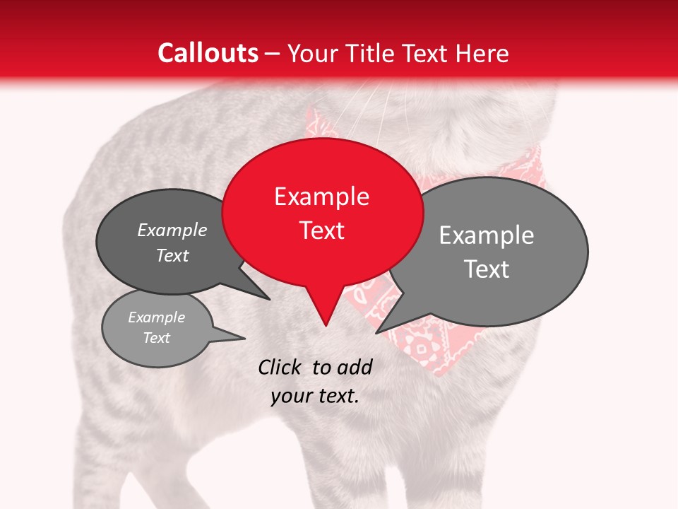 Curious White Bandana PowerPoint Template