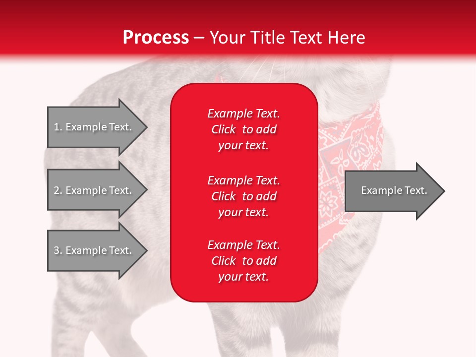 Curious White Bandana PowerPoint Template