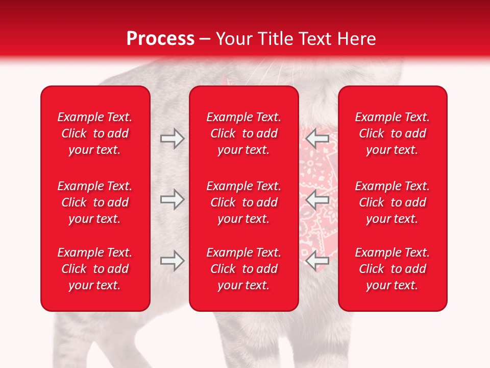 Curious White Bandana PowerPoint Template