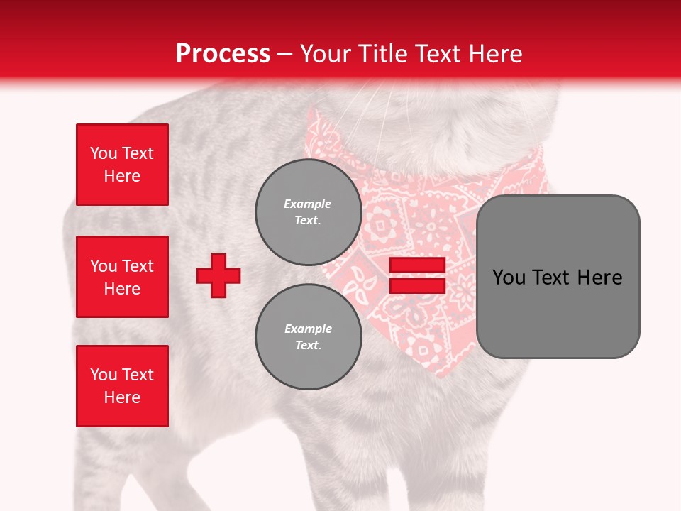 Curious White Bandana PowerPoint Template