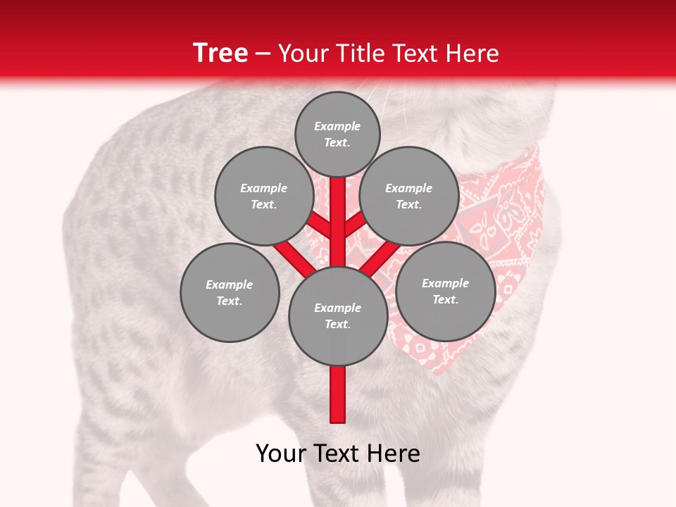 Curious White Bandana PowerPoint Template