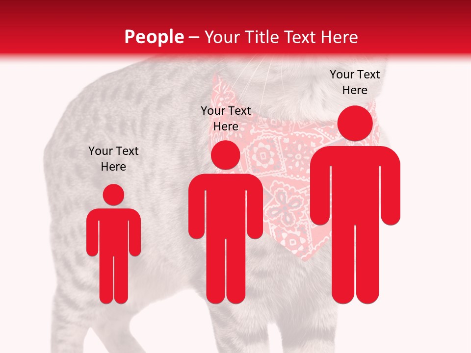 Curious White Bandana PowerPoint Template