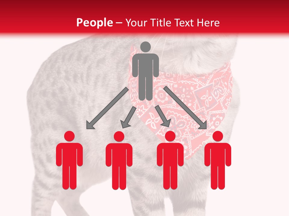 Curious White Bandana PowerPoint Template