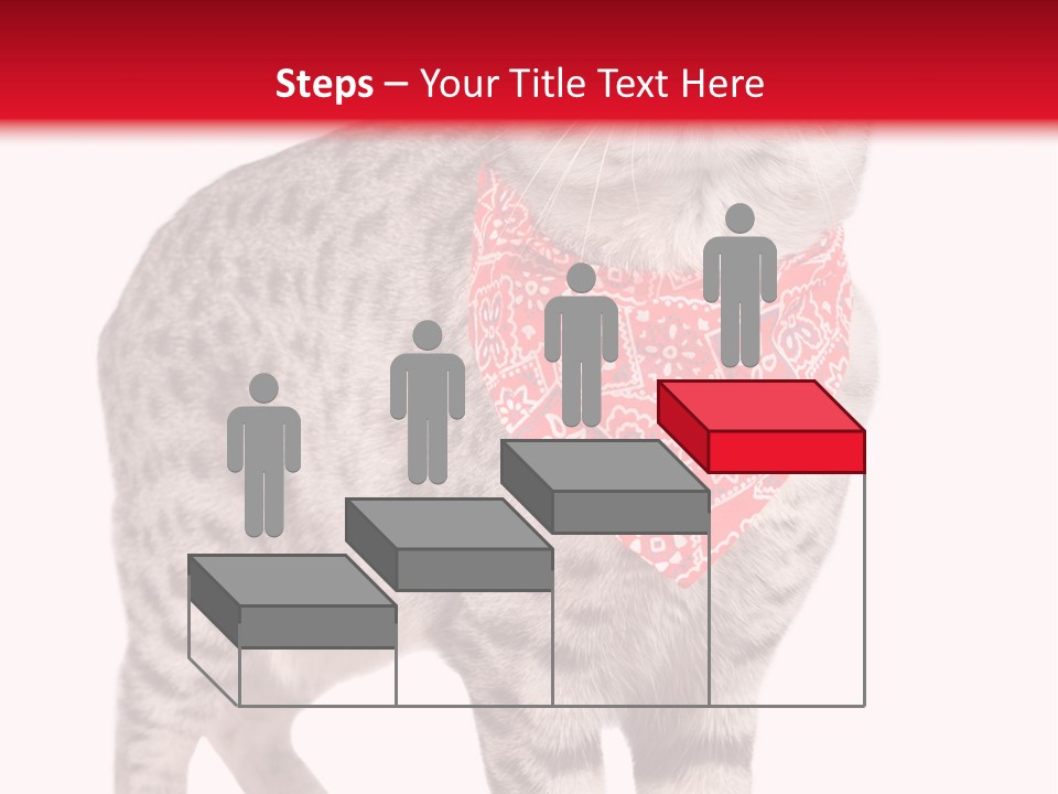 Curious White Bandana PowerPoint Template