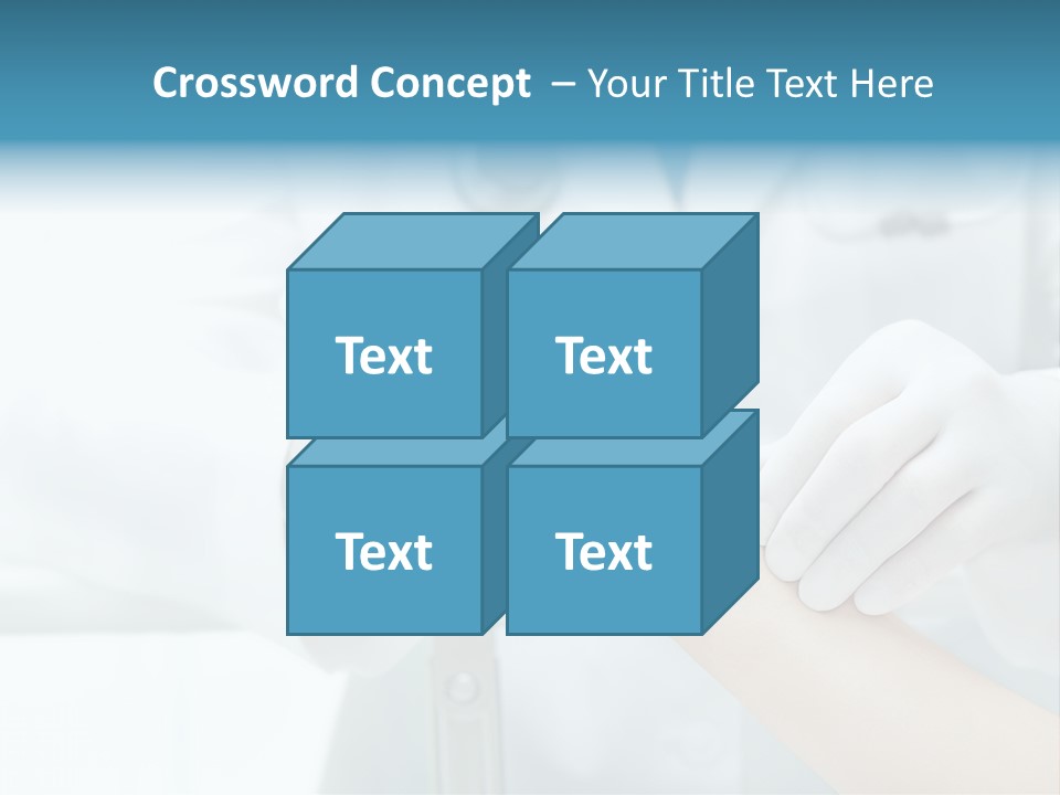 A Doctor Holding A Patient's Hand With A Stethoscope PowerPoint Template