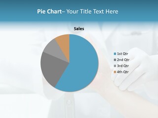 A Doctor Holding A Patient's Hand With A Stethoscope PowerPoint Template