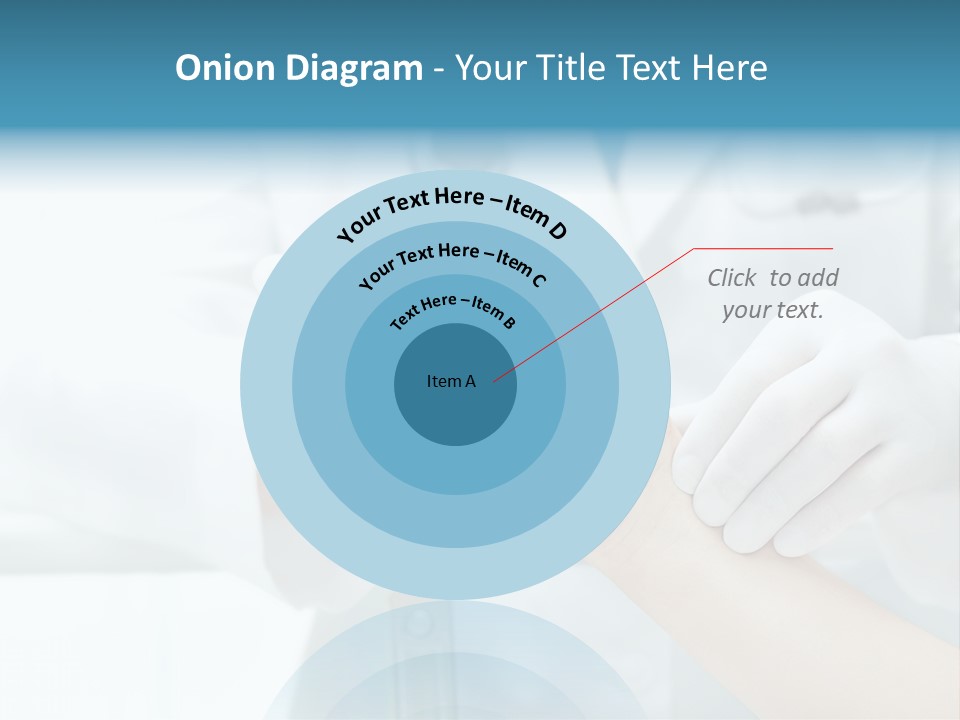 A Doctor Holding A Patient's Hand With A Stethoscope PowerPoint Template