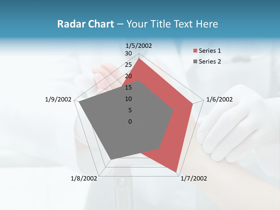 A Doctor Holding A Patient's Hand With A Stethoscope PowerPoint Template