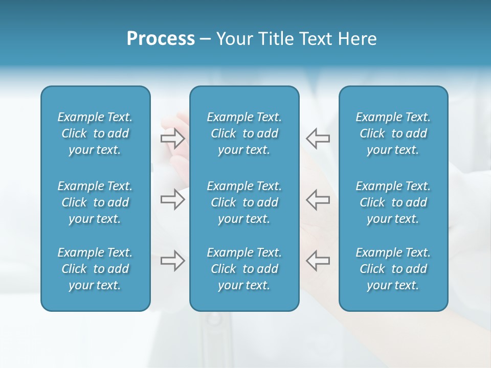 A Doctor Holding A Patient's Hand With A Stethoscope PowerPoint Template