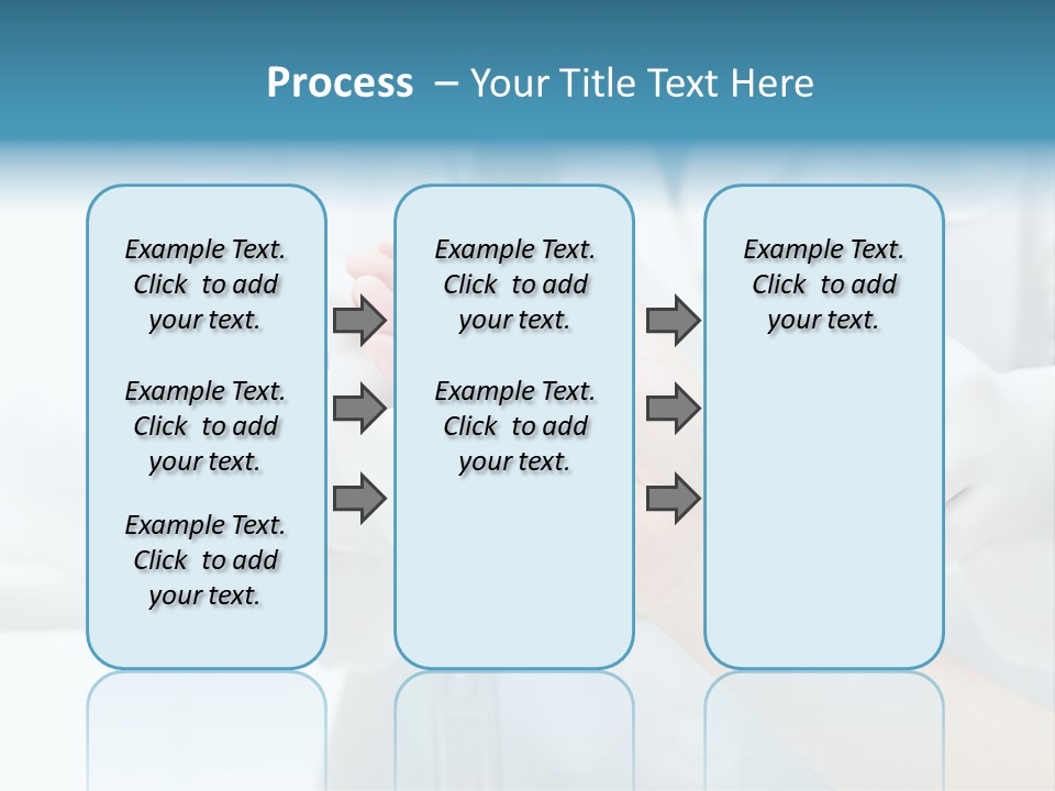 A Doctor Holding A Patient's Hand With A Stethoscope PowerPoint Template