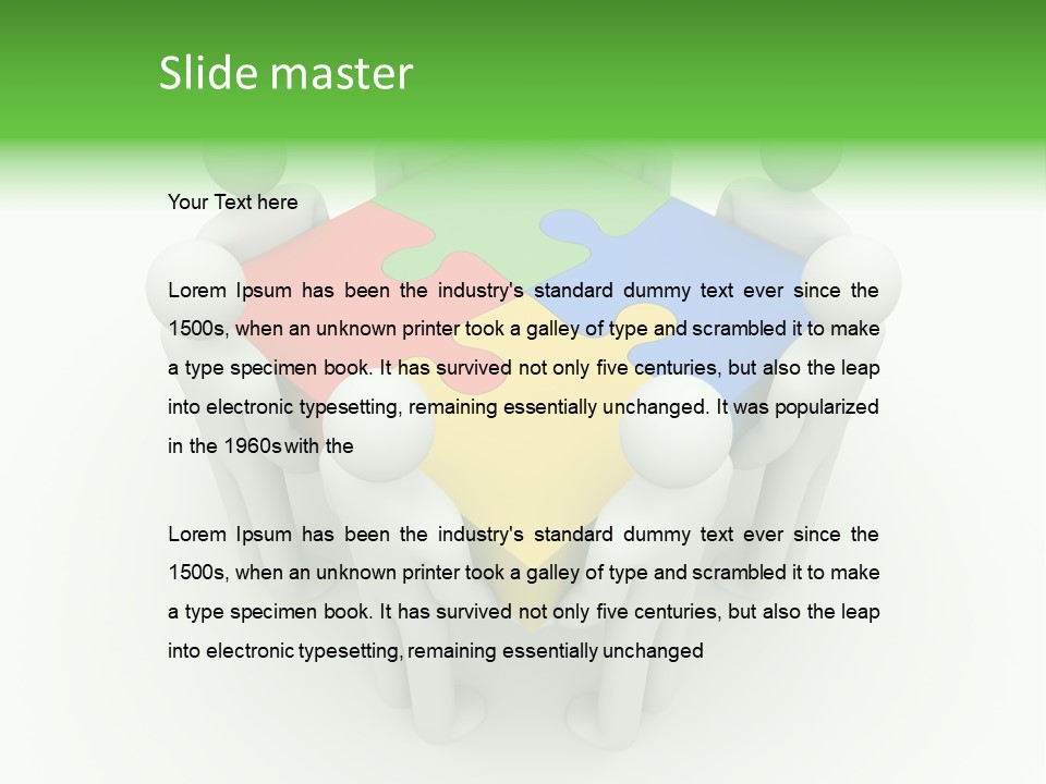 Hold Design Link PowerPoint Template