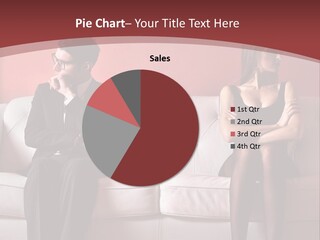 Man Woman Squabble PowerPoint Template