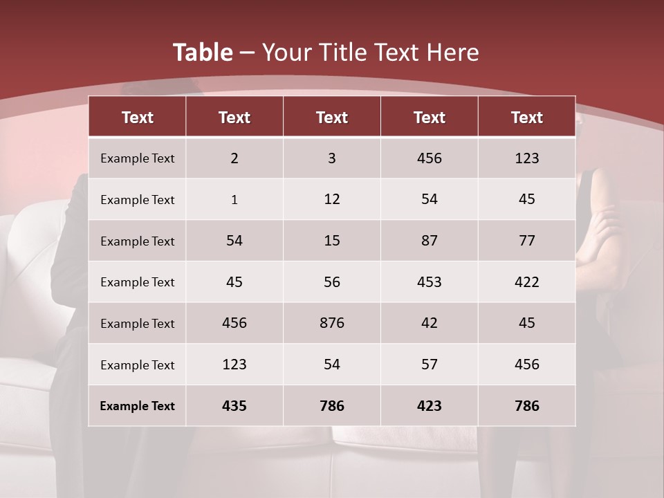 Man Woman Squabble PowerPoint Template