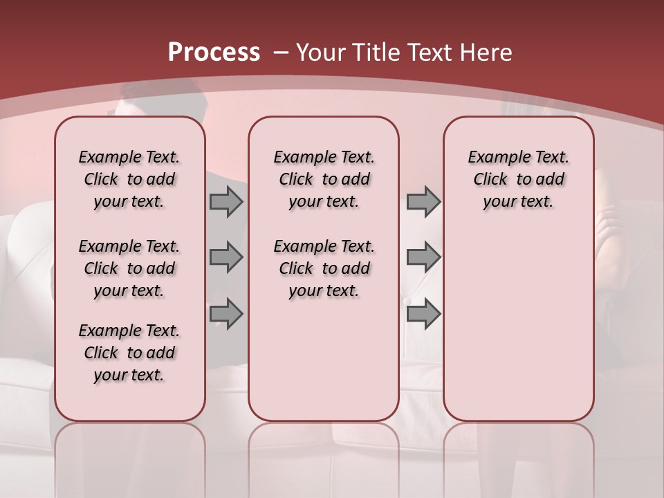 Man Woman Squabble PowerPoint Template