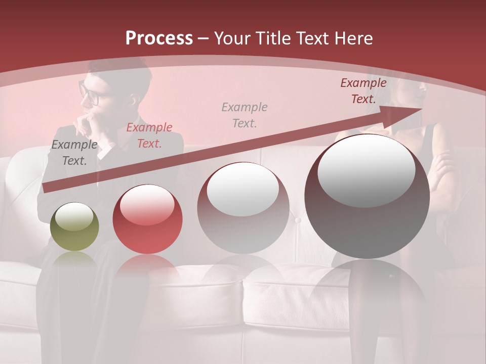 Man Woman Squabble PowerPoint Template