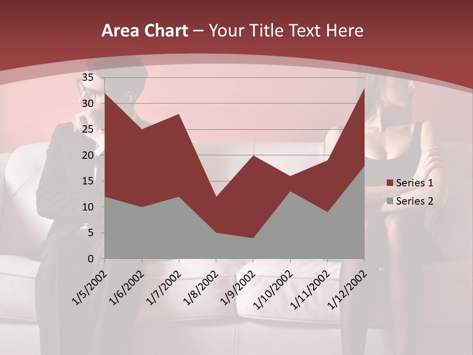 Man Woman Squabble PowerPoint Template