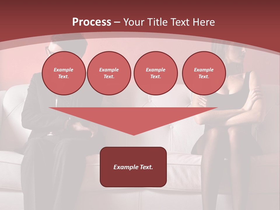 Man Woman Squabble PowerPoint Template