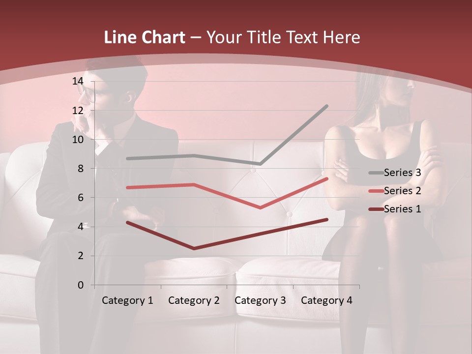 Man Woman Squabble PowerPoint Template