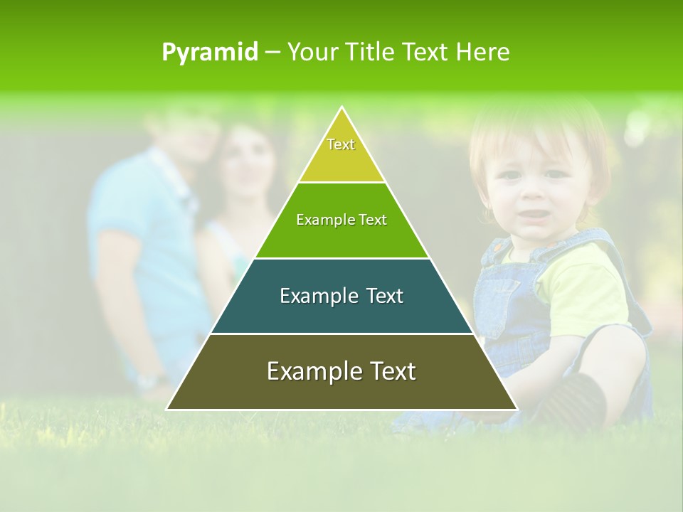 Child Rest Green PowerPoint Template