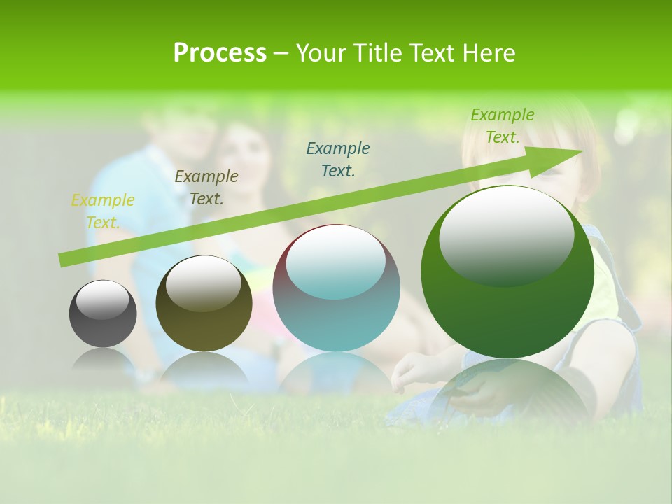 Child Rest Green PowerPoint Template