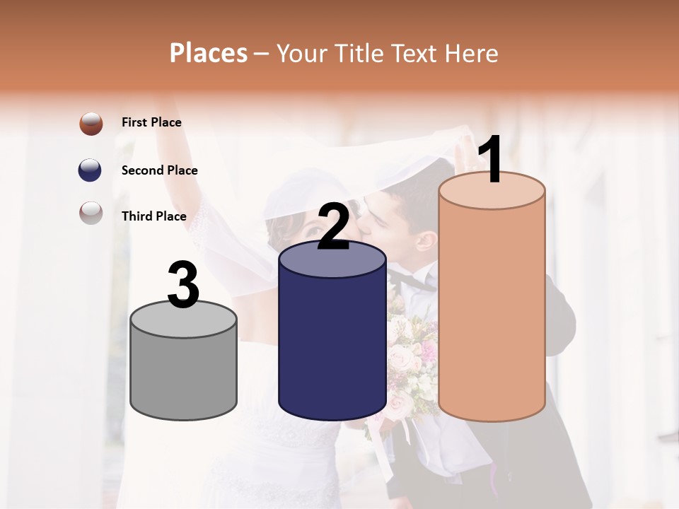 White Bouquet Getting PowerPoint Template