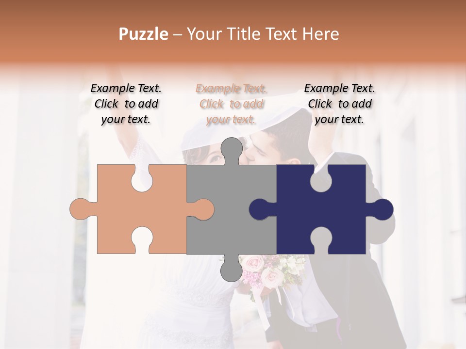 White Bouquet Getting PowerPoint Template