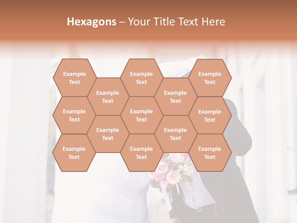 White Bouquet Getting PowerPoint Template