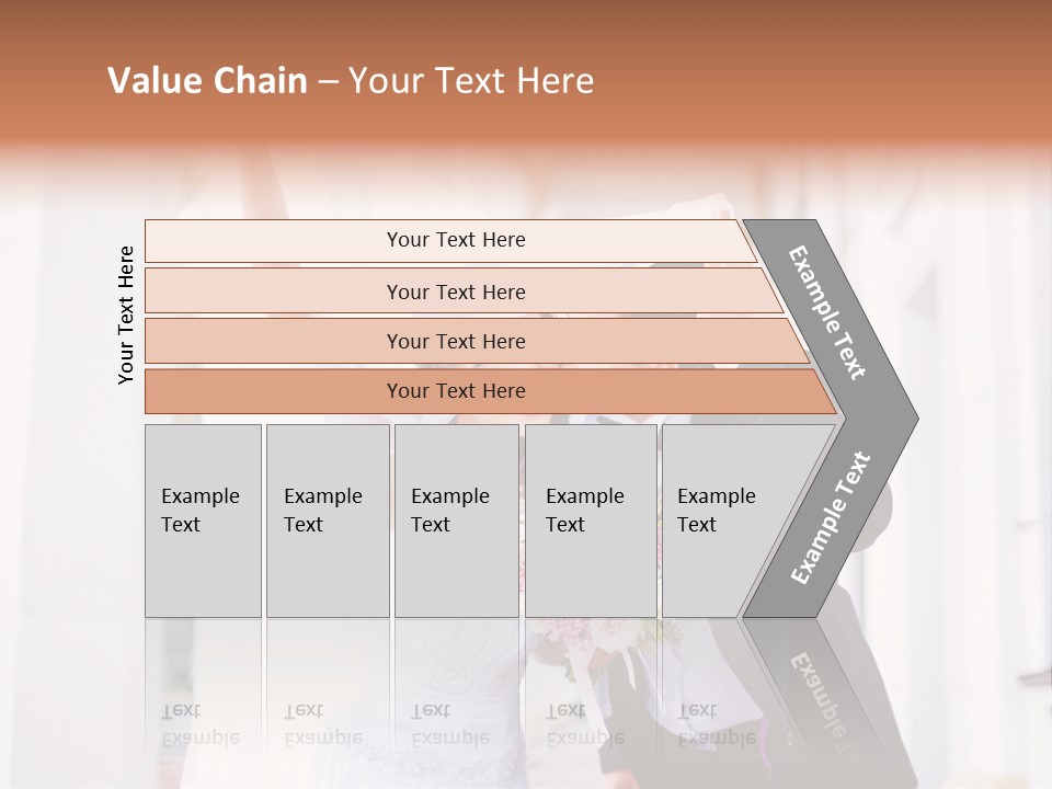 White Bouquet Getting PowerPoint Template