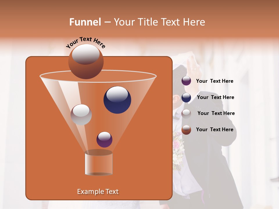 White Bouquet Getting PowerPoint Template