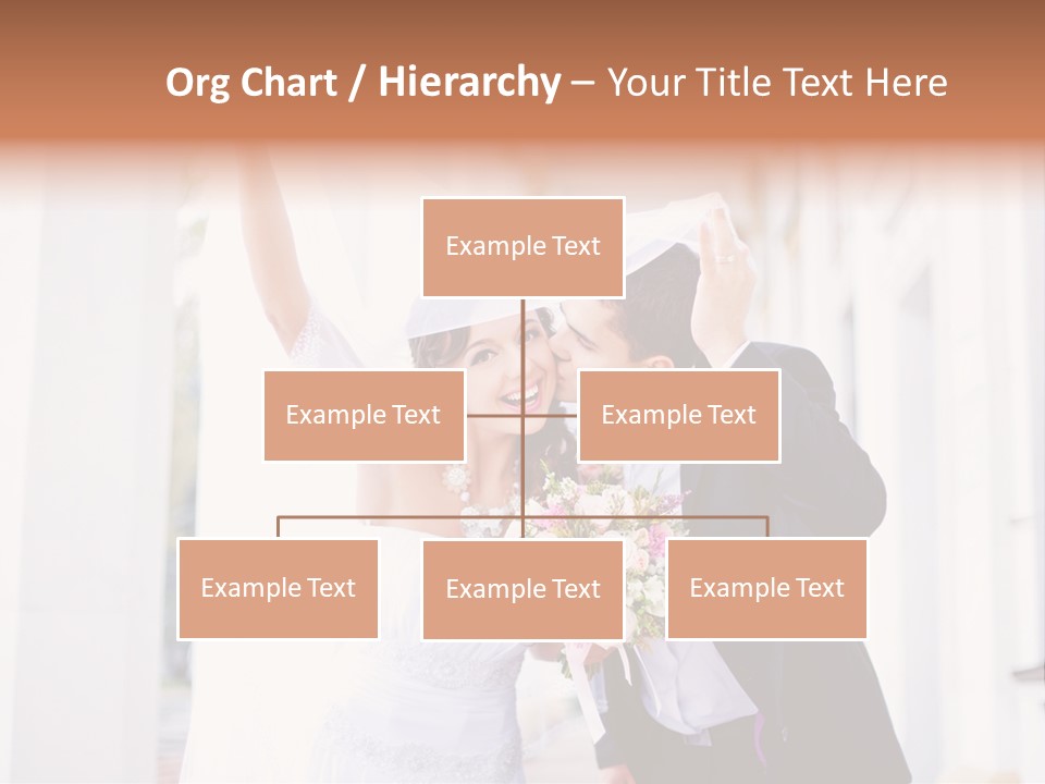 White Bouquet Getting PowerPoint Template