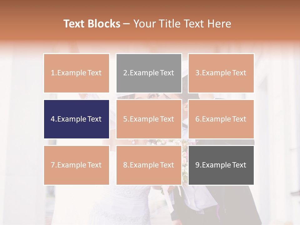 White Bouquet Getting PowerPoint Template