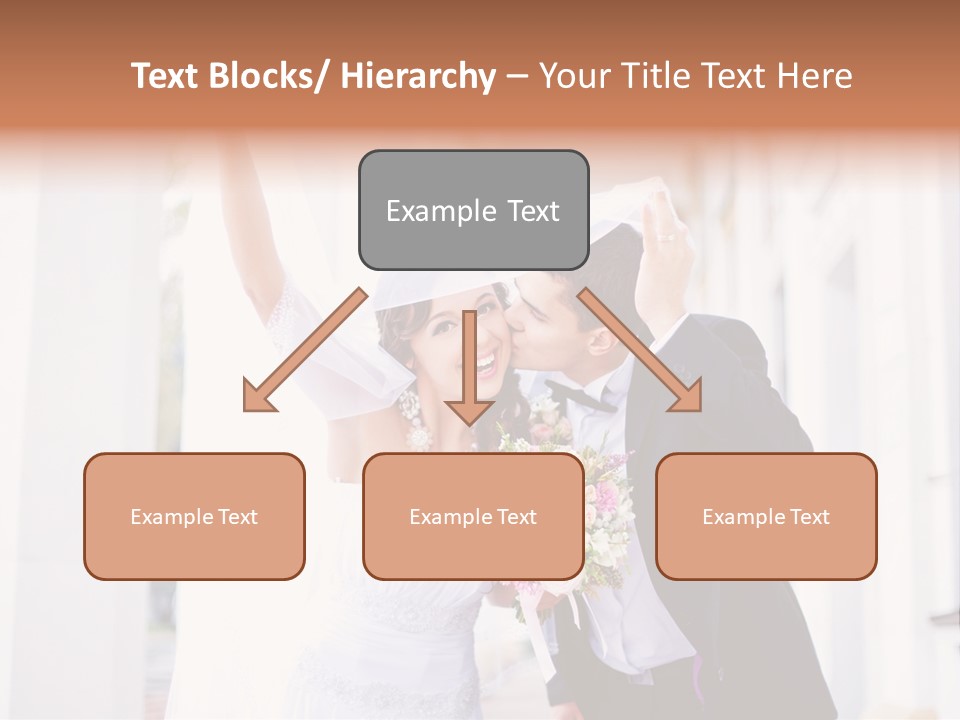 White Bouquet Getting PowerPoint Template